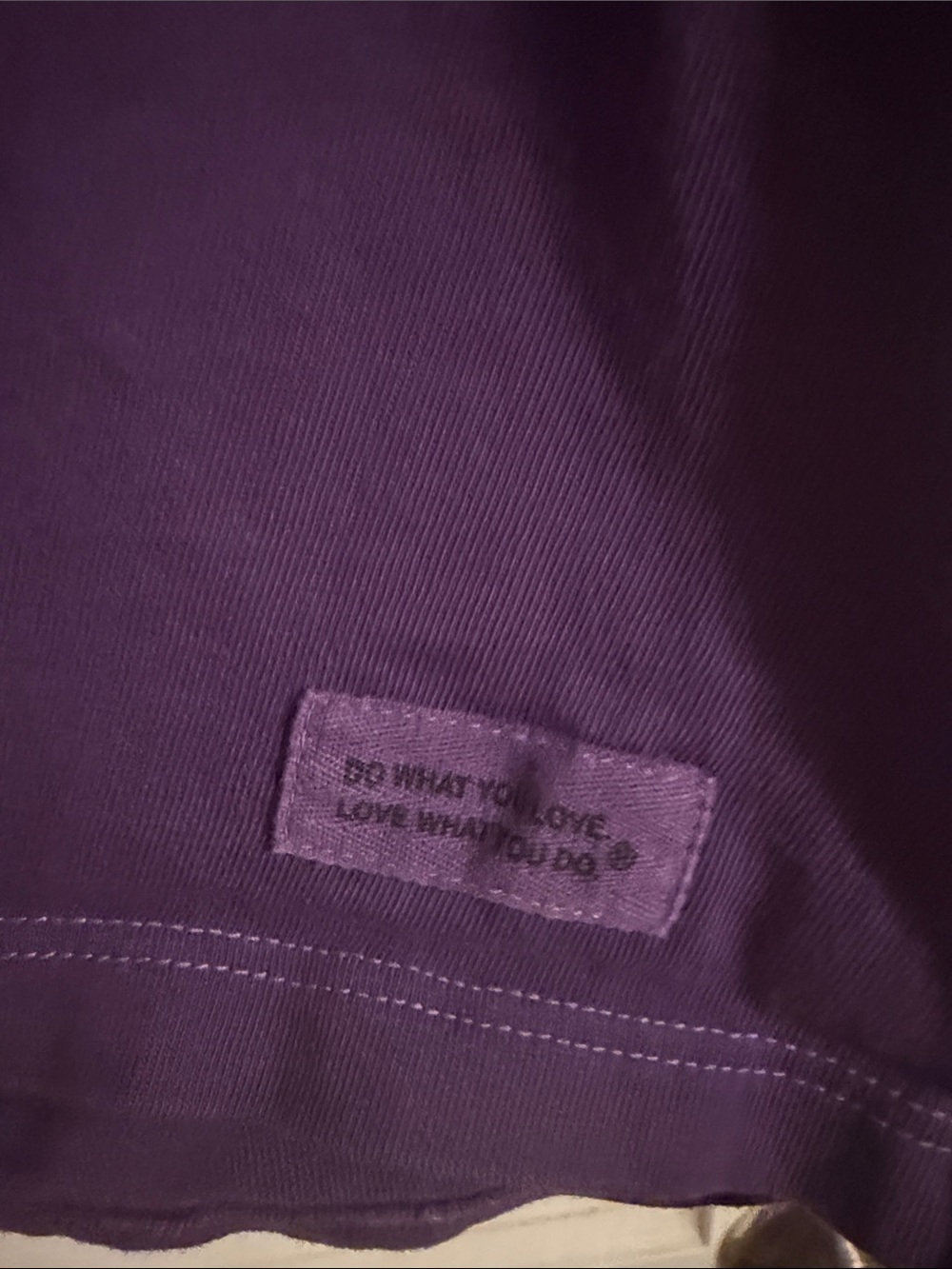 Life is Good Purple Long Sleeve Tee with Snowflake Tree - Picture 3 of 6